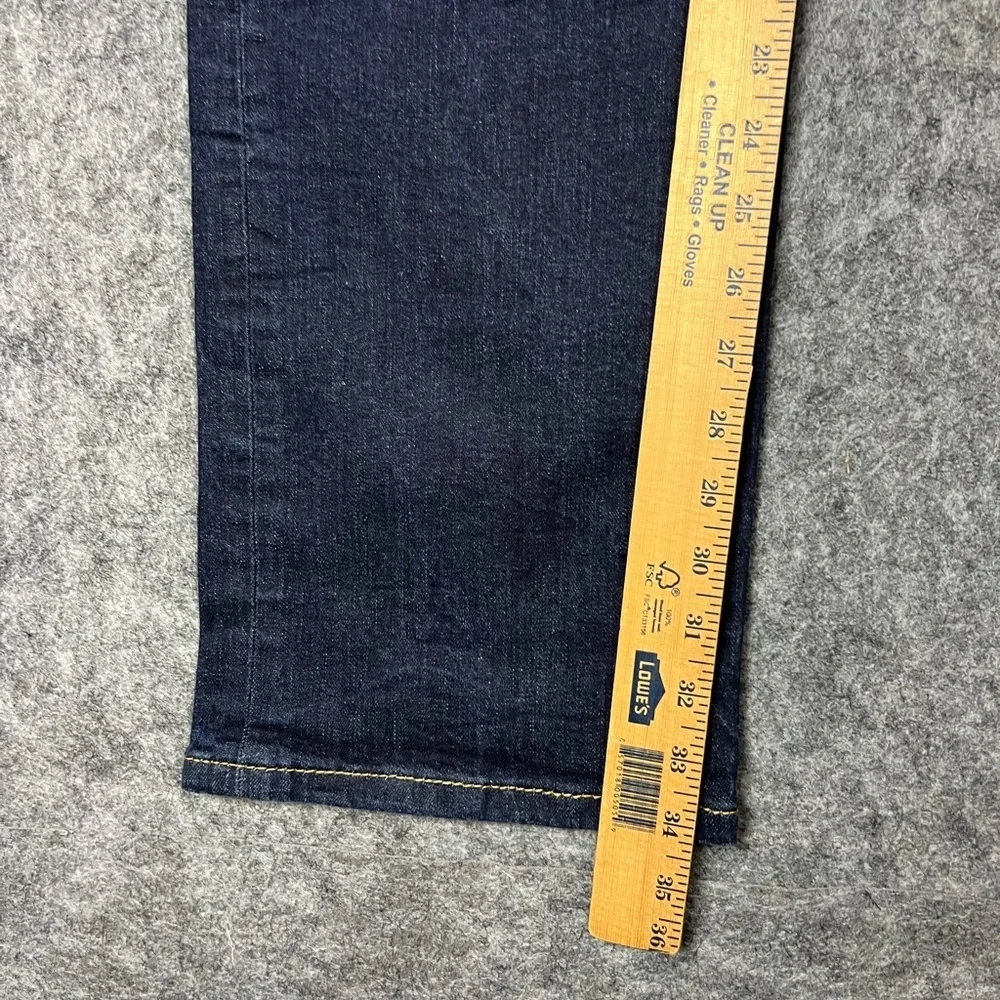 Levi's 514 Straight Leg Dark Blue Denim Jeans Men's Size 38x34 Striaght Fit